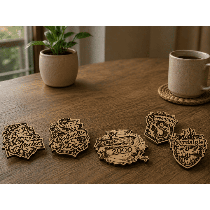 Personalised Engraved Object, Wood & Slate | Your Text or Logo - Judesign3D