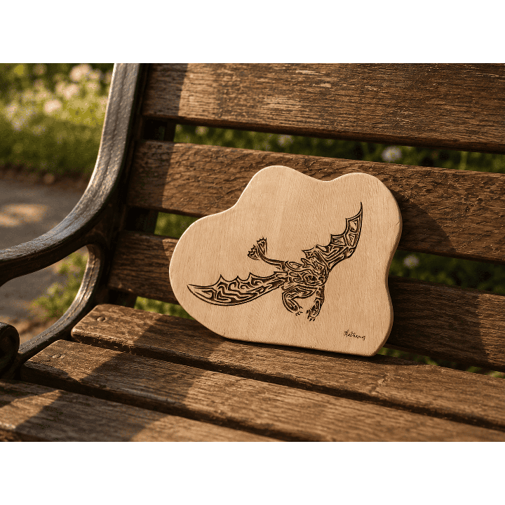 Objet grave personnalise bois & ardoise | Votre texte ou logo - Judesign3D