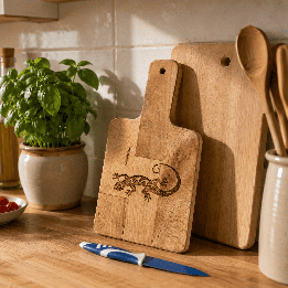 Personalised Engraved Object, Wood & Slate | Your Text or Logo - Judesign3D