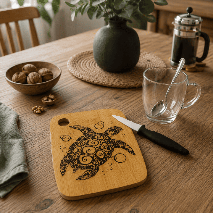 Objet grave personnalise bois & ardoise | Votre texte ou logo - Judesign3D