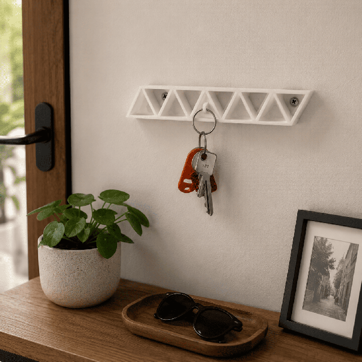 Personalised Keyring With Photo, Text or Logo | Judesign3D